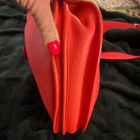 Hermes Taurillon Clemence Evelyne III PM Capucine (pinkish/red) exc condition - Picture 5 of 16